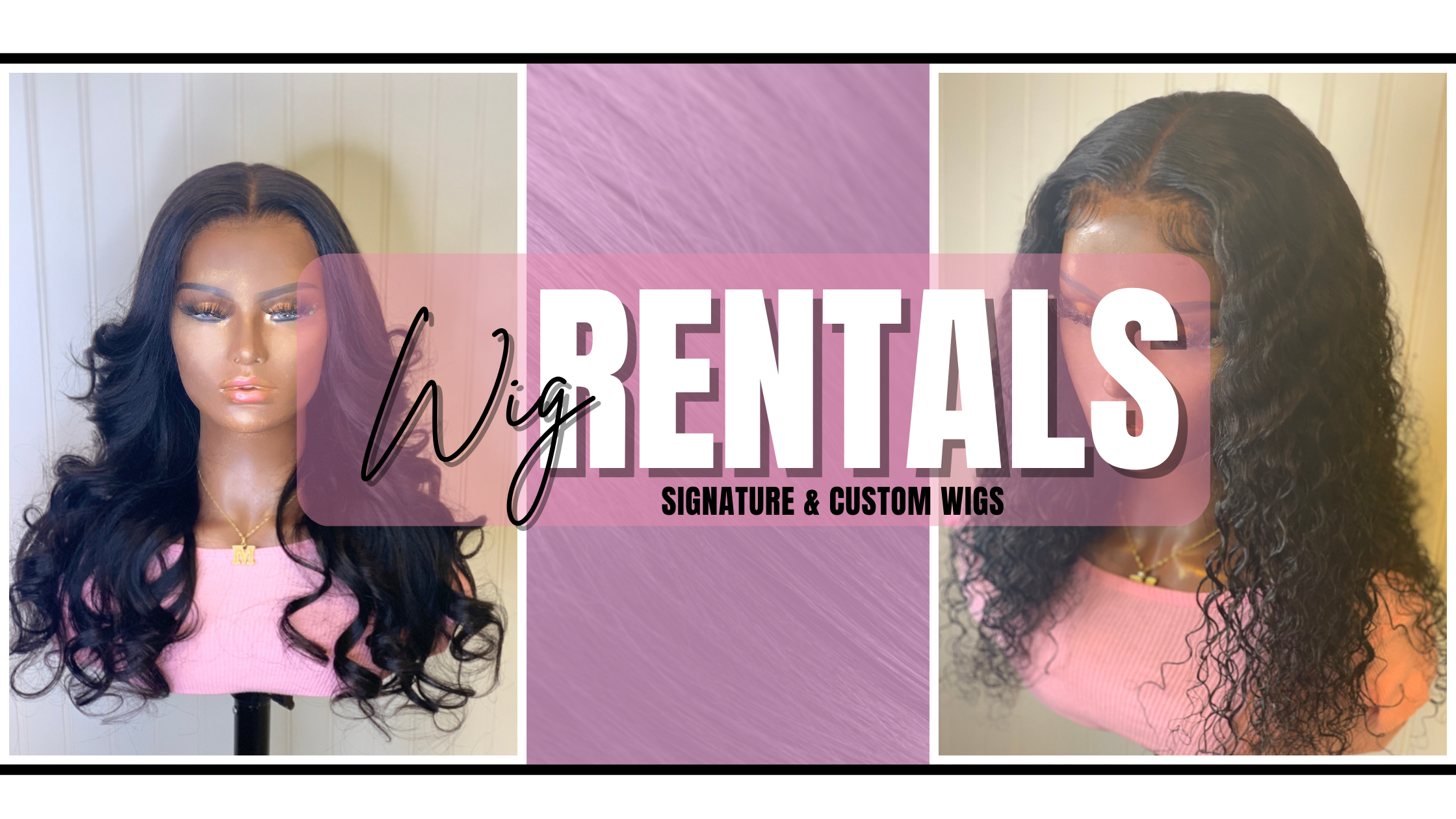 Lace front wig clearance rentals